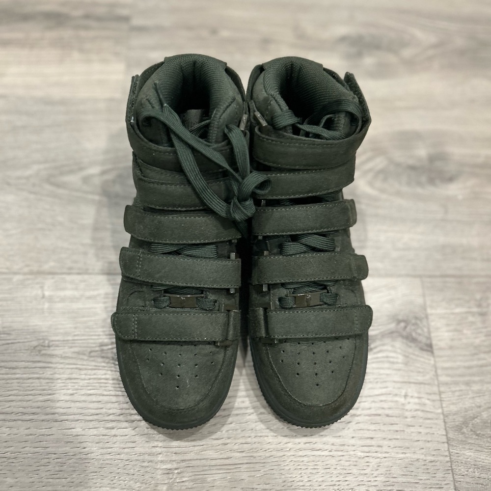 โฅ๐ก๐๐๐: Billie Eilish Air Force 1 High Top โ07 Sequoia Sneakers w Velcro Straps - Picture 10 of 13